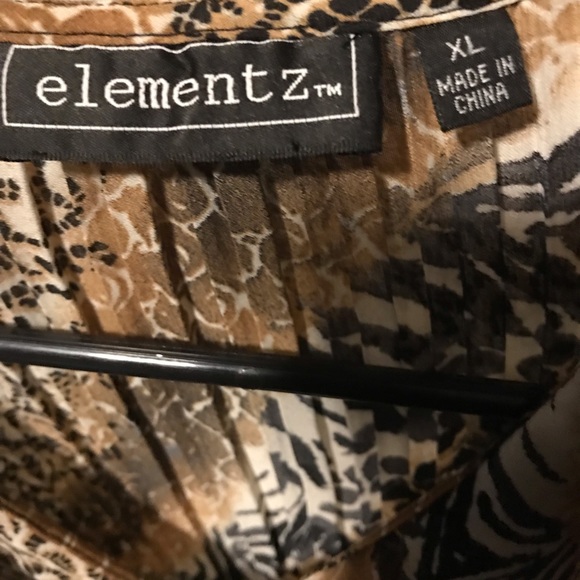 Elementz XL Blouse. Beautiful. Sleeveless. Ruffles - Picture 5 of 5